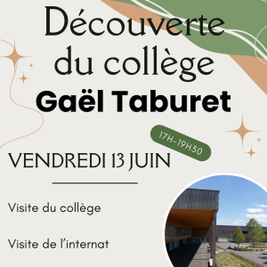Découverte du collège 13 juin